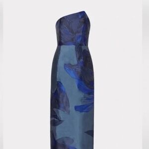 Elegant Blue Floral MILLY Dress NWT Milly $350  original price $795